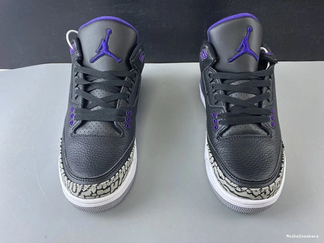 MaikeSneakers CT8532- Black FlexibleFit Court Purple Jordan3 3845 1028